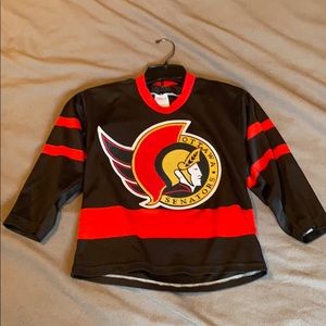 Used USA made CCM Ottawa Senators size small/med